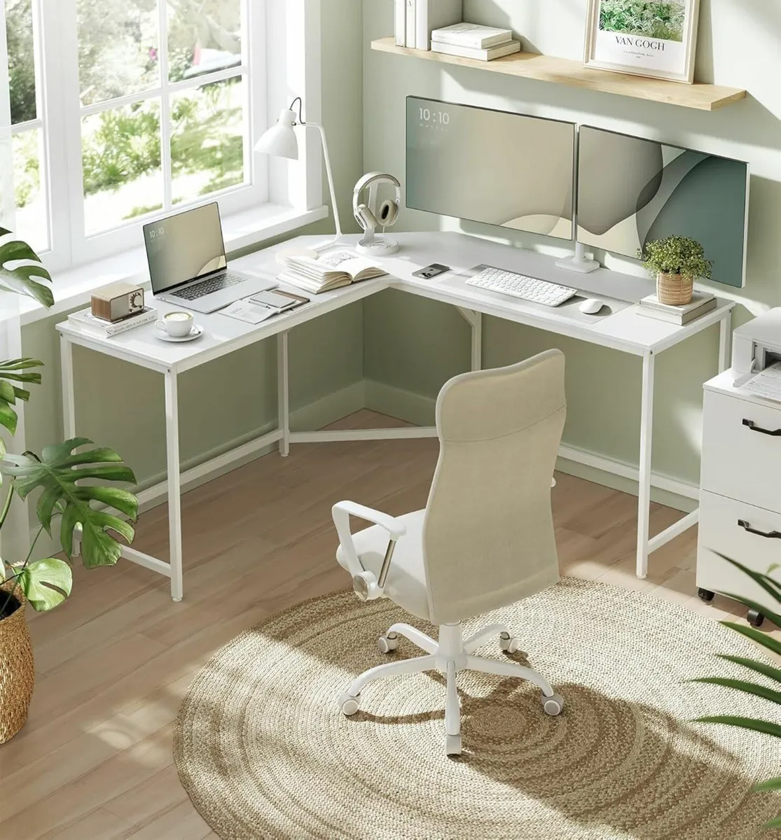 New maple white office desk - FREE P&P - Image 1