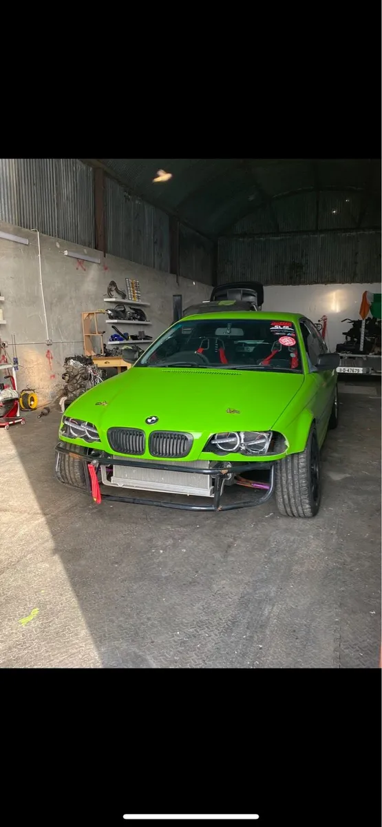 BMW e46 drift car and trailer - Image 4
