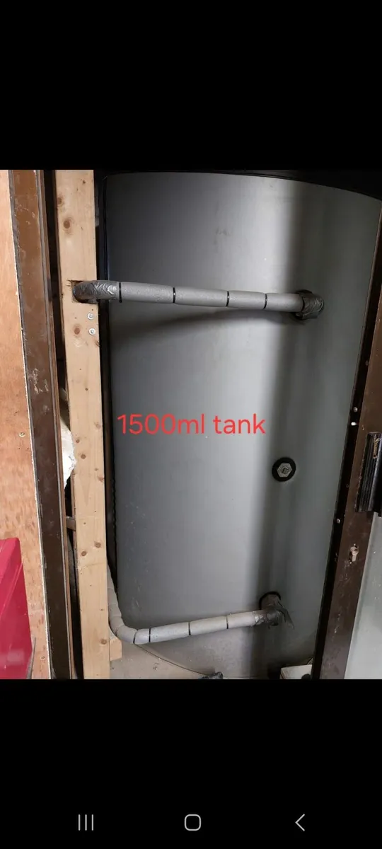 Wood burner 28kw furnace & water tank 1500 Lt - Image 2