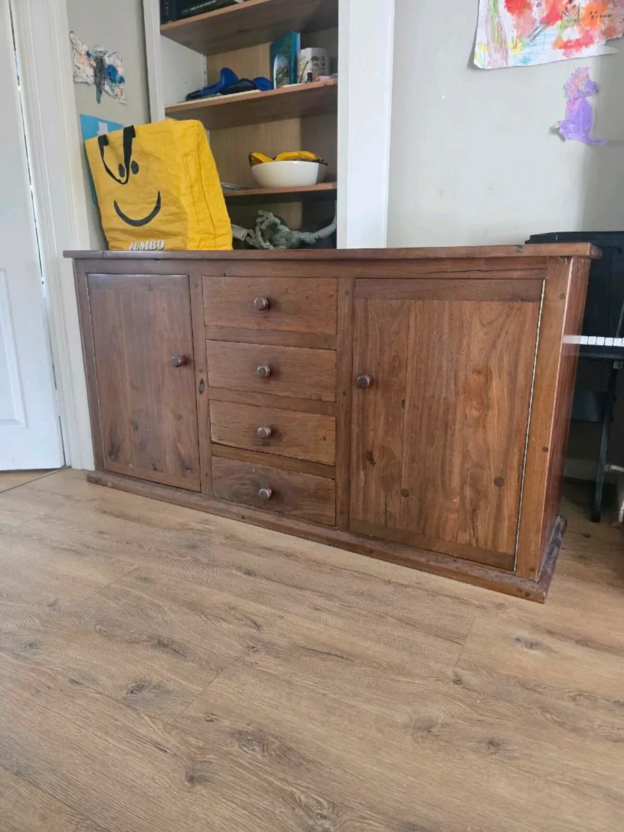Solid cabinet made by furniture maker for himself - Image 1