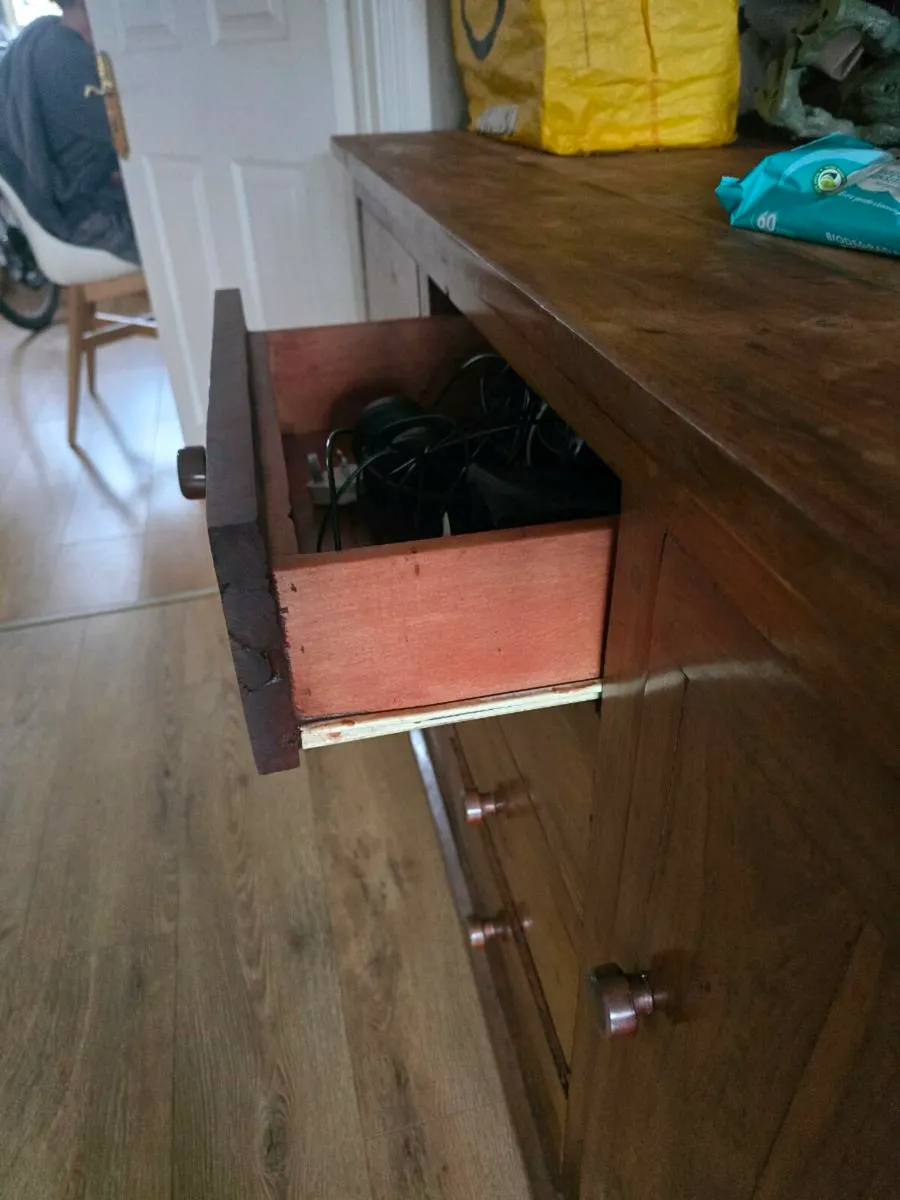 Solid cabinet made by furniture maker for himself - Image 2