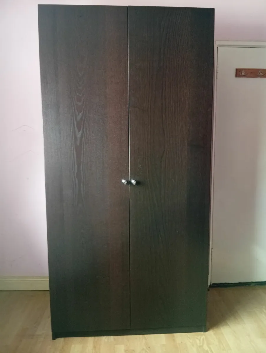 2door Roomy Sturdy Black wardrobe - Image 1