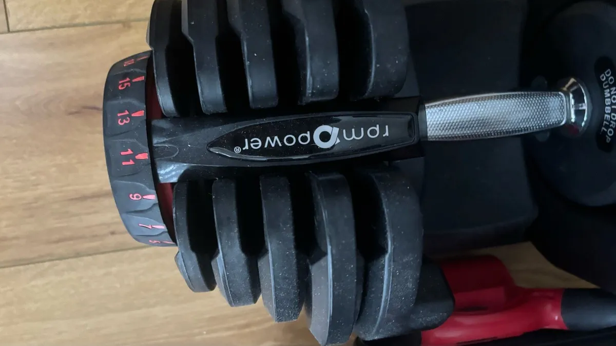 40kg RPM Adjustable Dumbells - Image 2