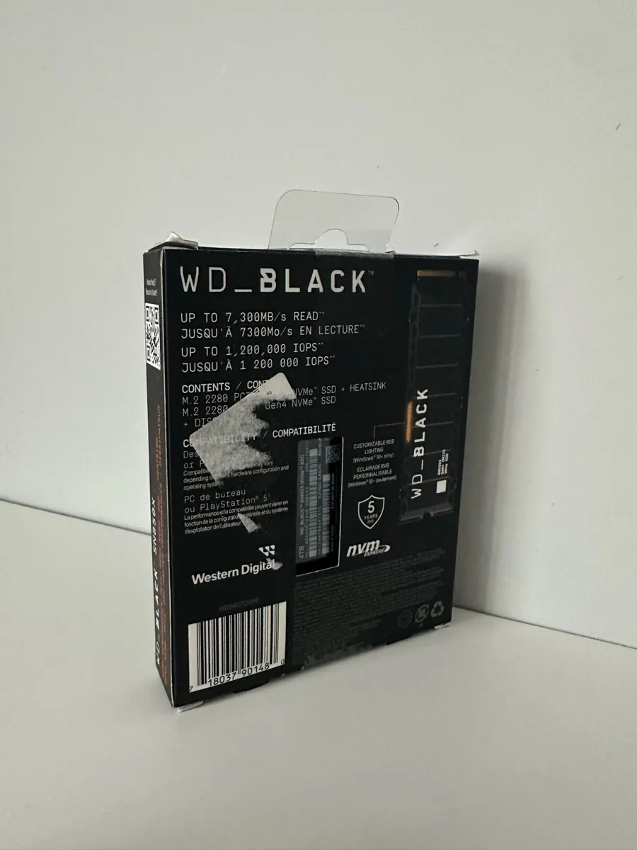 WD black  SN850x 4 TB - Image 2