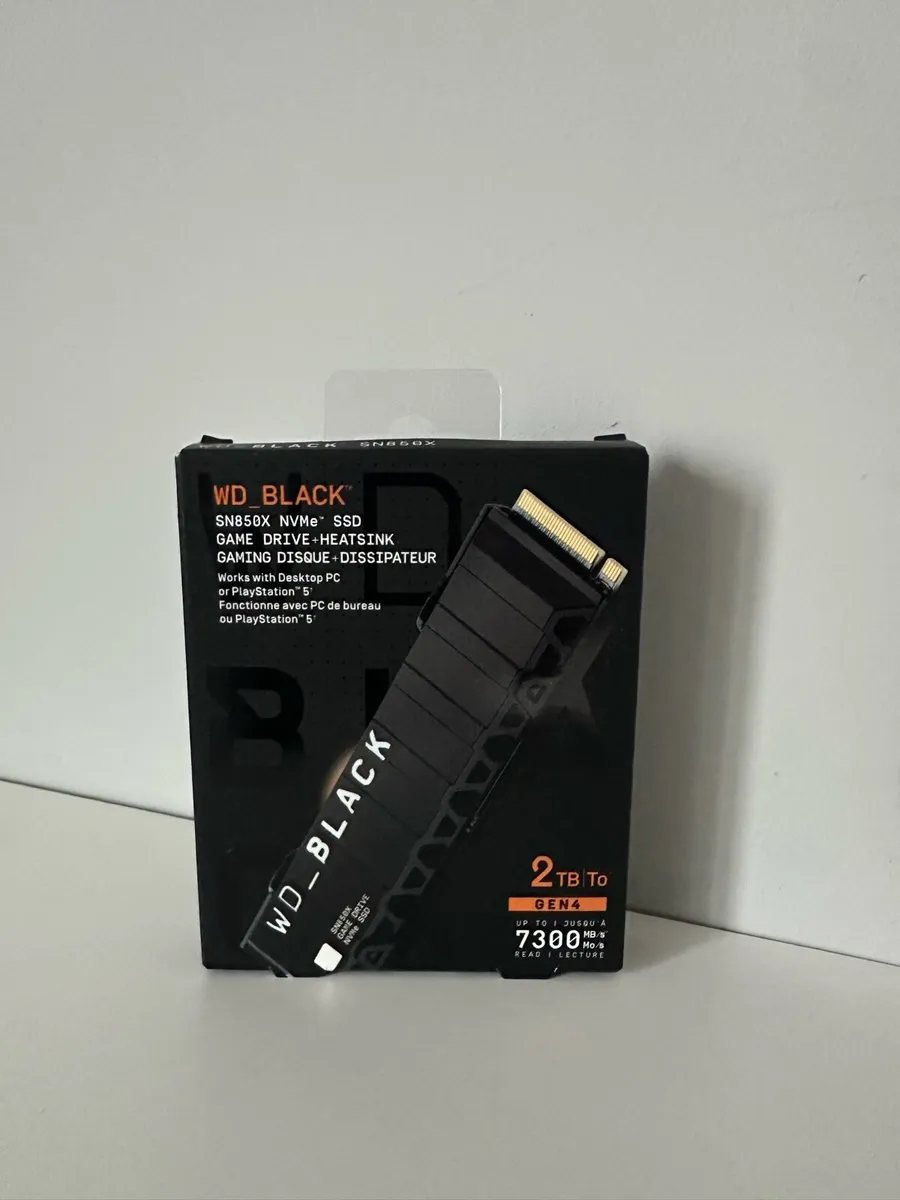 WD_BLACK SN850X 2 TB  with heatsink - Image 1