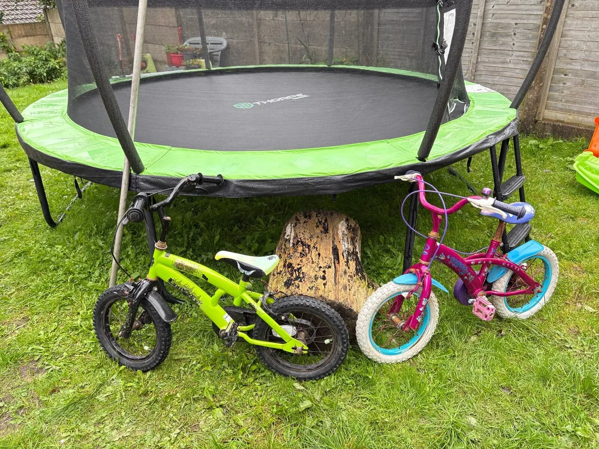 Two 14” bikes