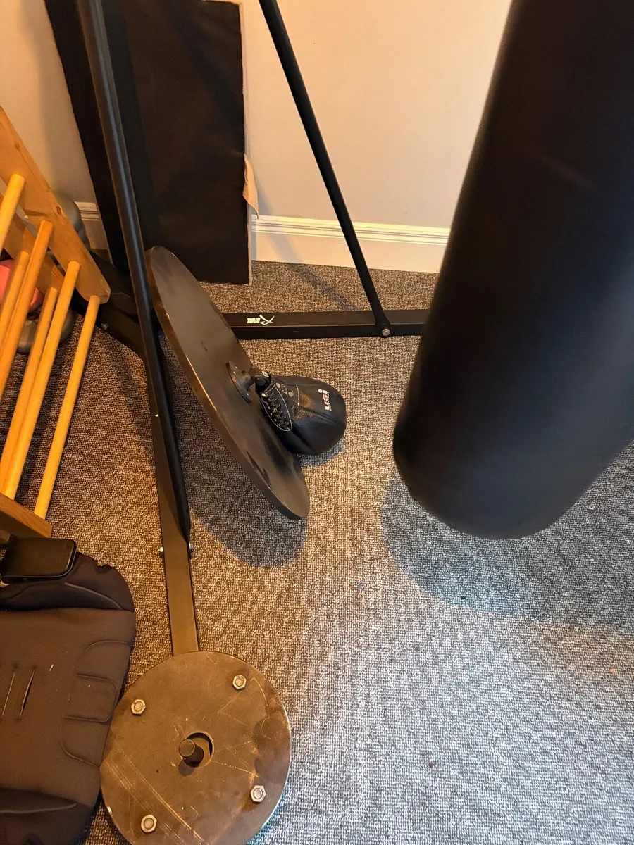 Boxing bag with stand and boxing speed ball - Image 2