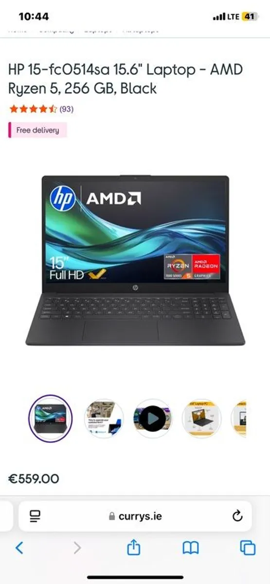 HP Windows 11 Ryzen 5 - Image 4
