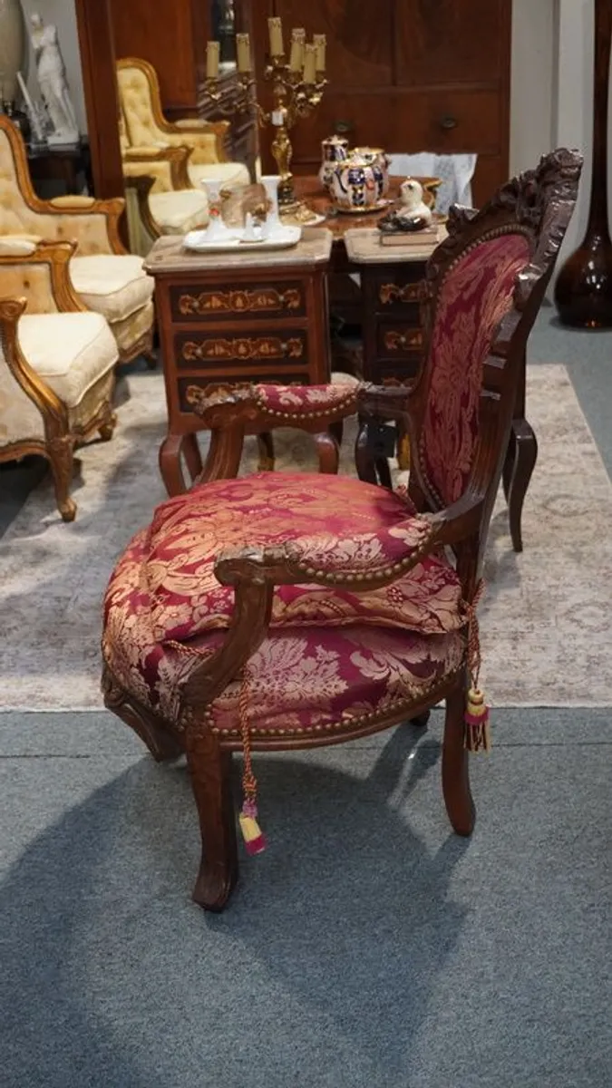 Vintage Spanish Armchair with Cushion - Image 2