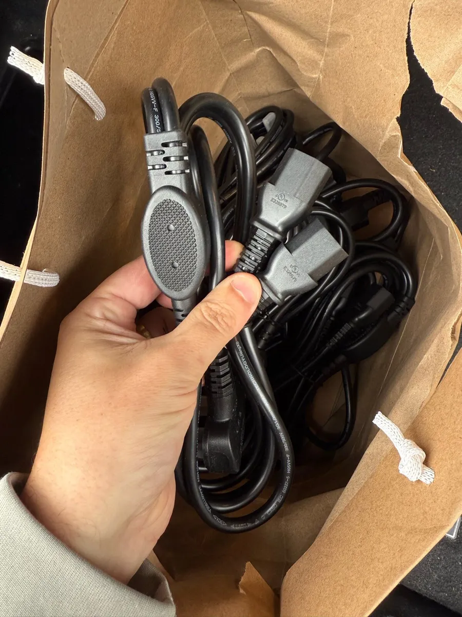 Job lot of 20x Dual PC Power Cables - Image 1
