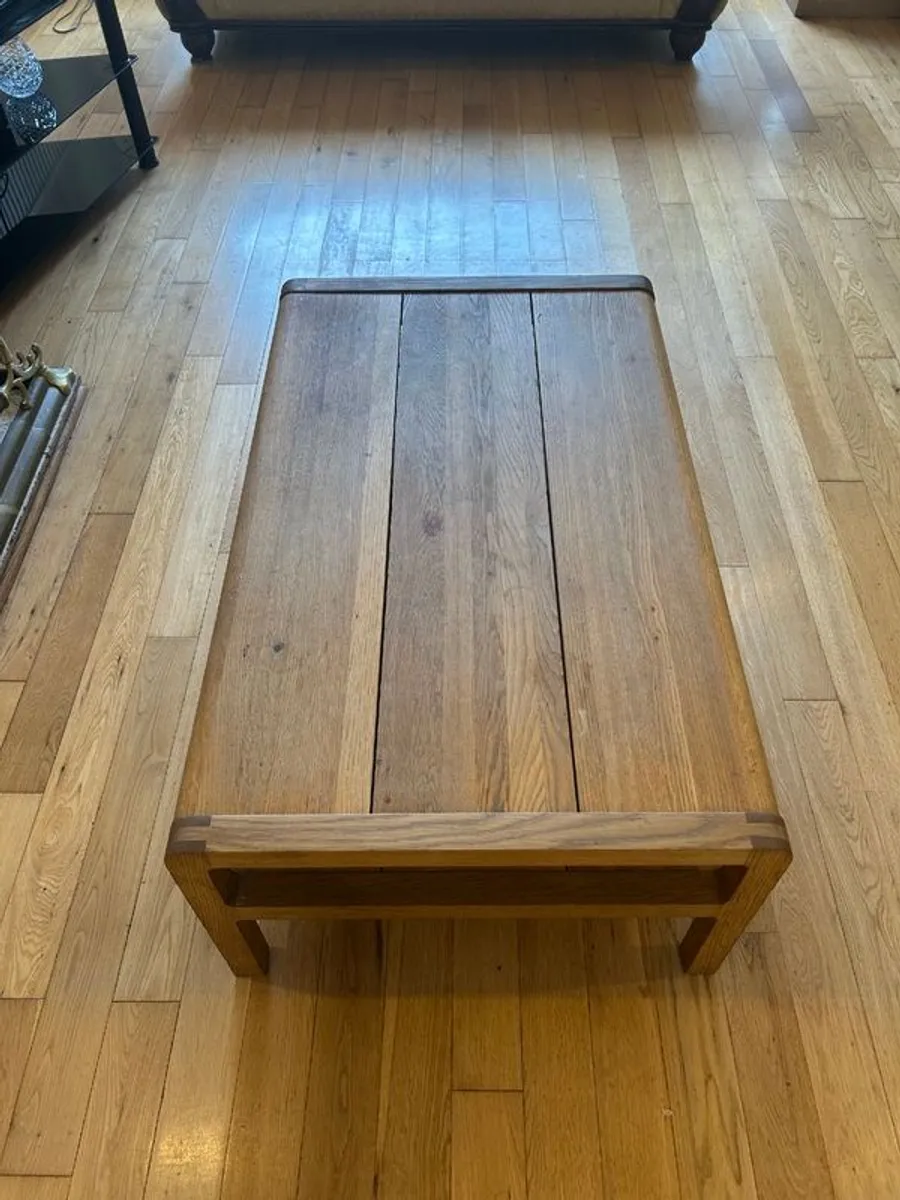 Dining Table/ Chairs (Oak) and matching Coffee Table - Image 4