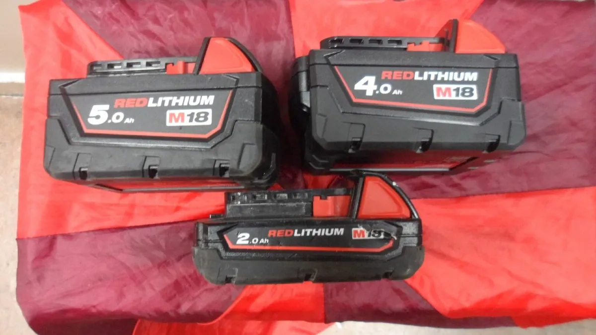 Milwaukee Batteries - Image 1