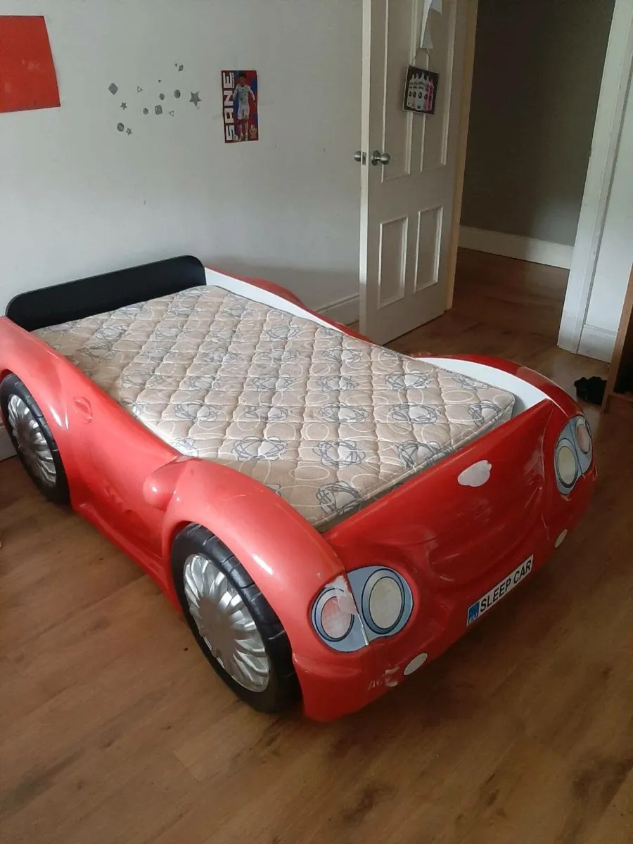 Kids car bed