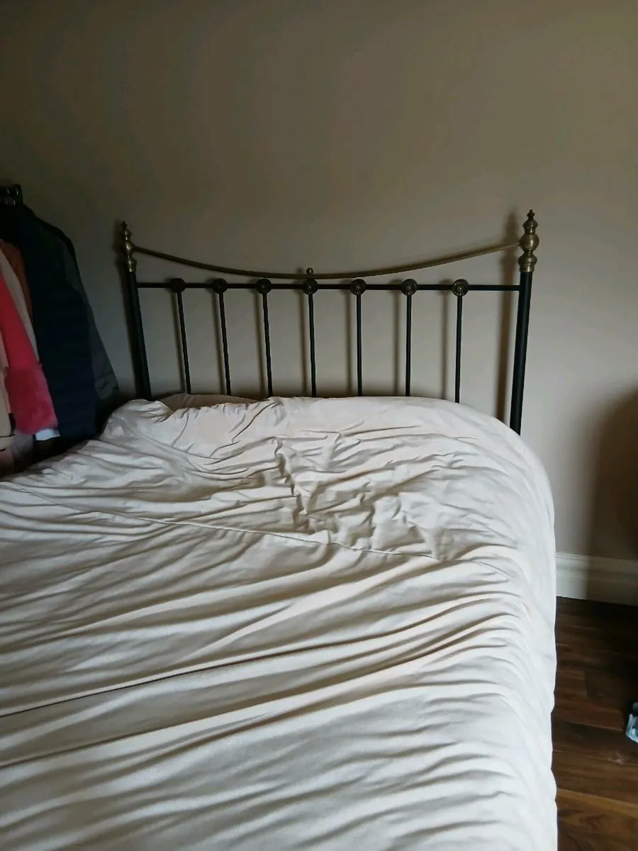 Wrought Iron King Bed - Image 1