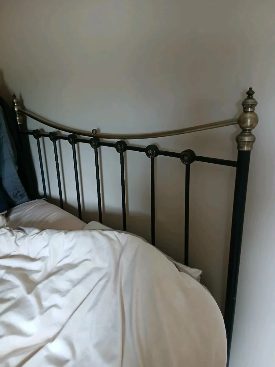 Wrought Iron King Bed - Image 3