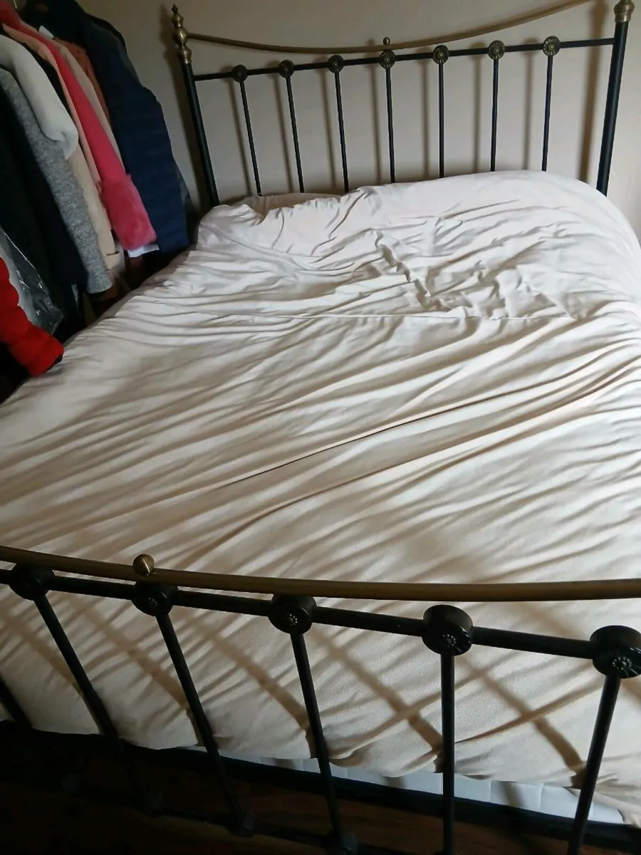 Wrought Iron King Bed - Image 4