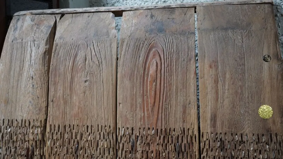 Antique Spanish Thresher Board - Image 2