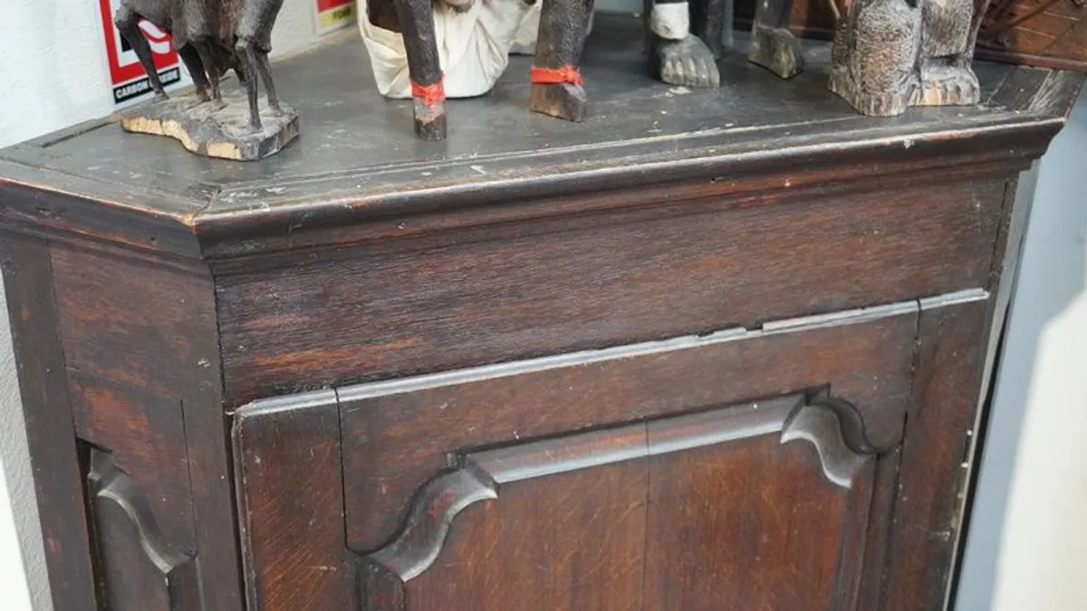 Antique Corner Cabinet - Image 3