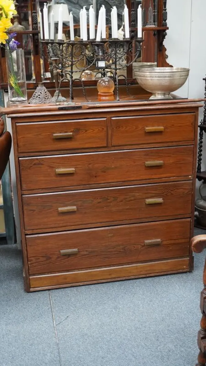 Vintage Pine Chest of Drawers - Image 2