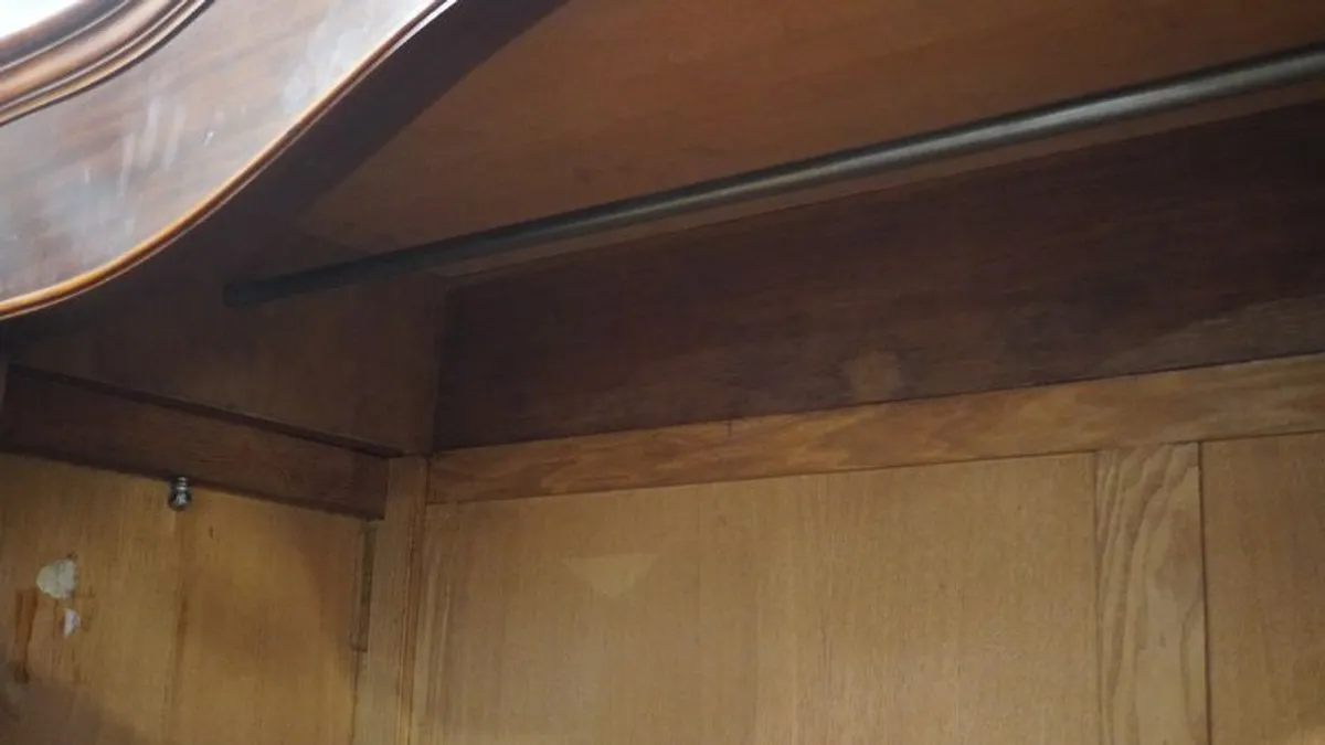 Antique Armoire with Mirrors, c.1920 - Image 3