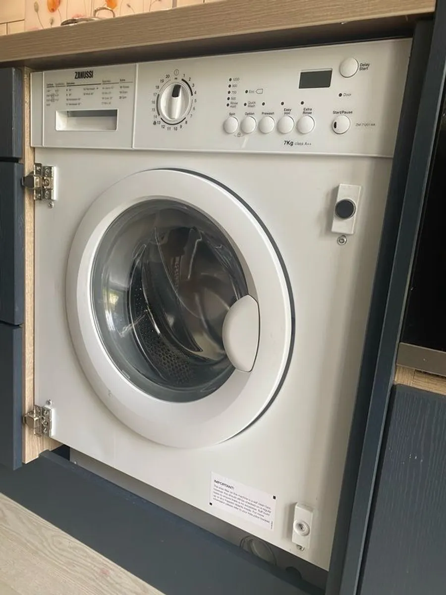 Zanussi 7kg Integrated Washing Machine Class A++ - Image 2
