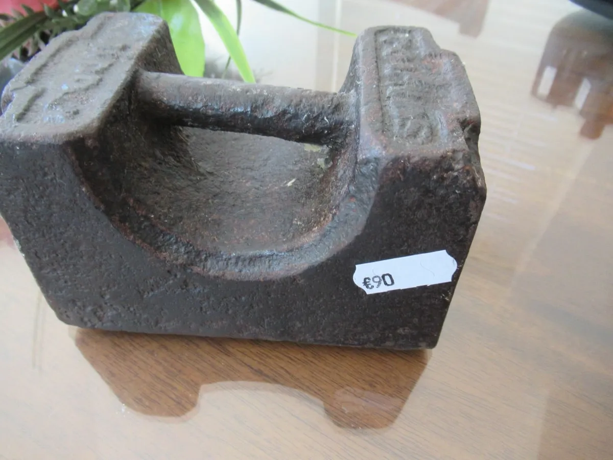 antique vintage 7 Ib cottage weight CHRISTMAS GIFT - Image 2