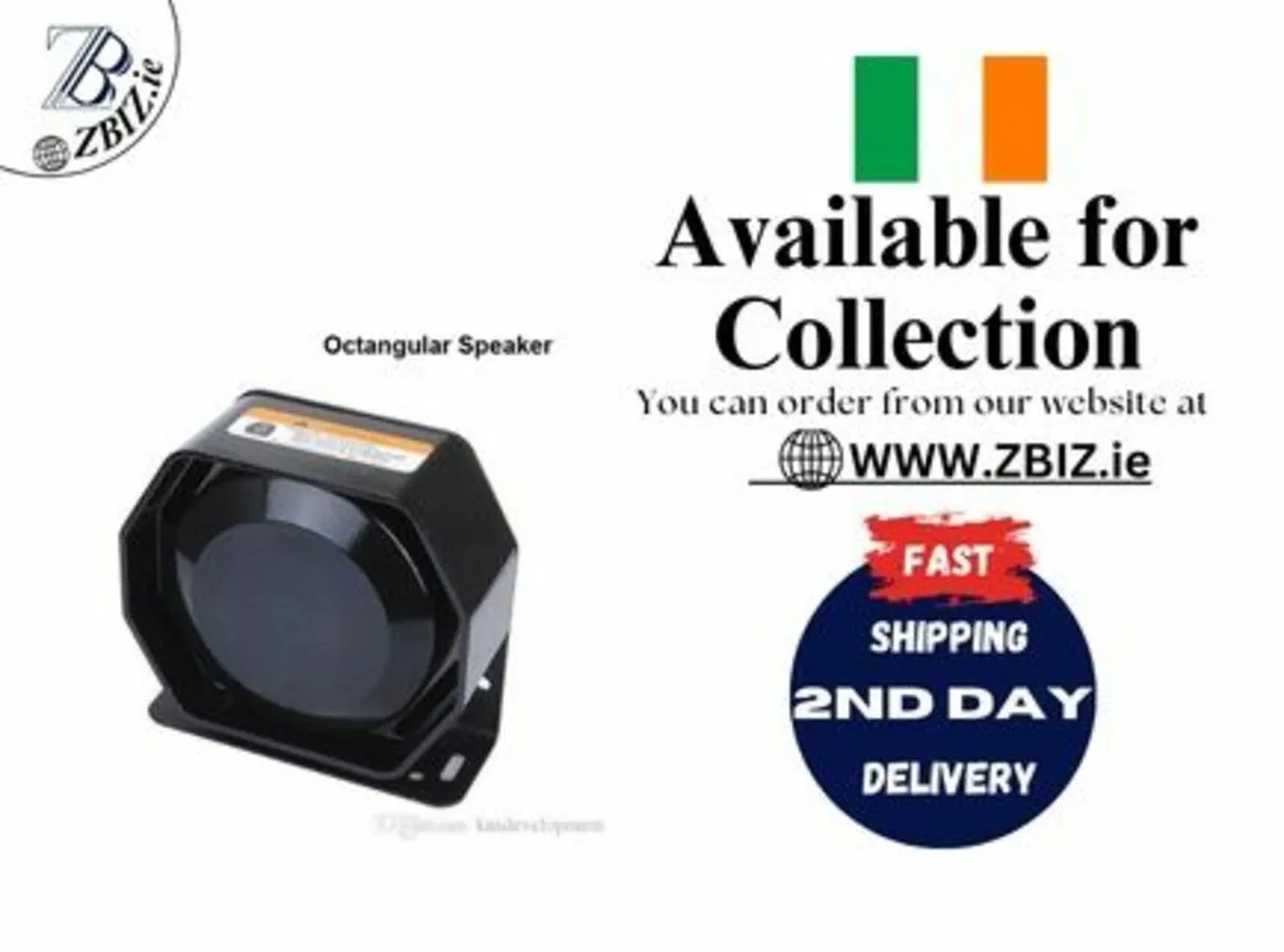 Car Warning Alarm Fire Horn PA Speaker - Image 1