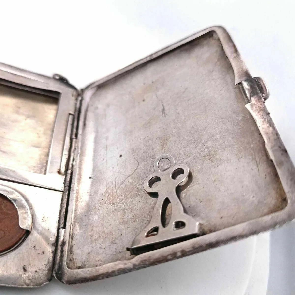 Vintage/ Antique Silver Wallet - Image 3