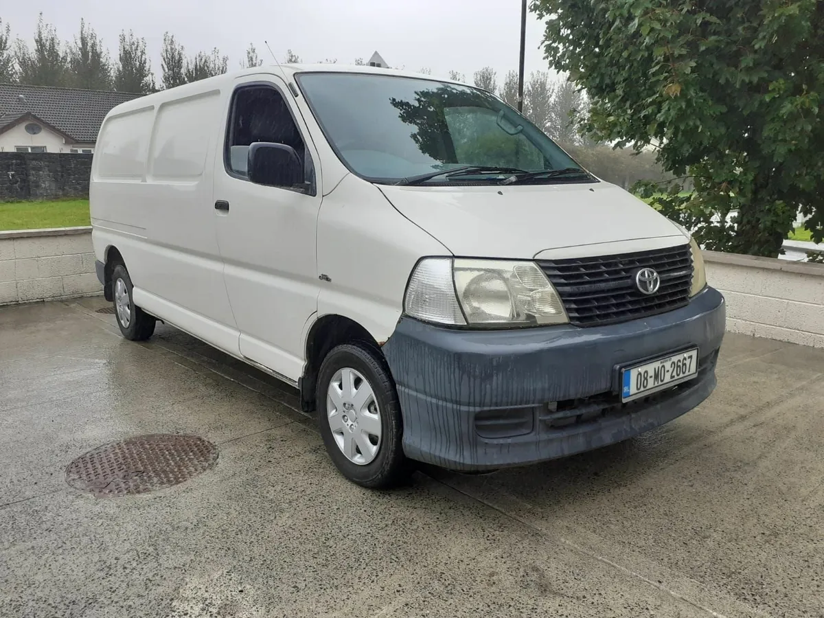 2008 Toyota hiace - Image 1