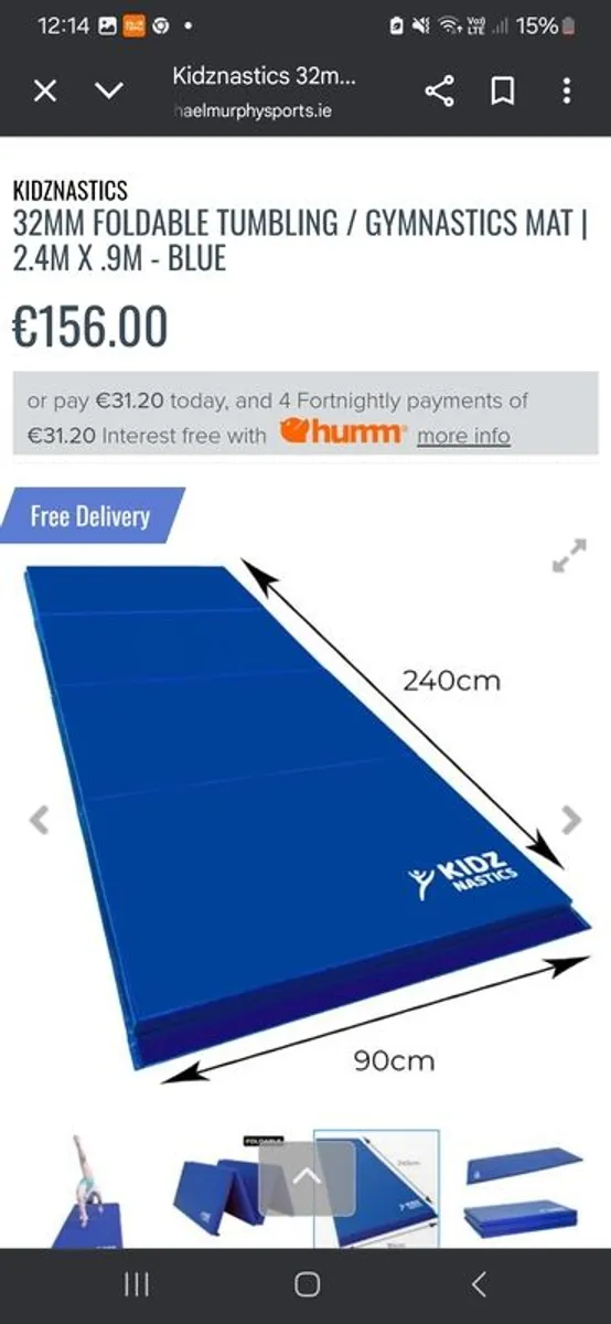 Gymnastics mat - Image 1