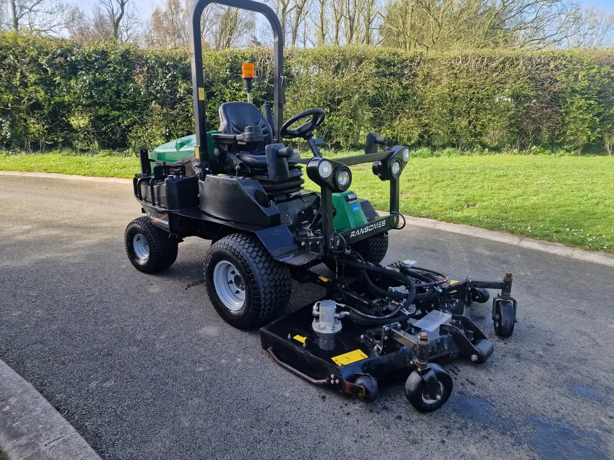 2019 Ransomes diesel ride on mower lawnmower - Image 1