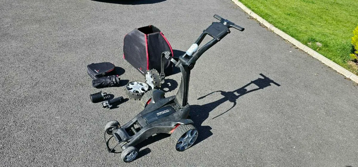 Stewart Golf Trolley - only used 10 times - Image 3