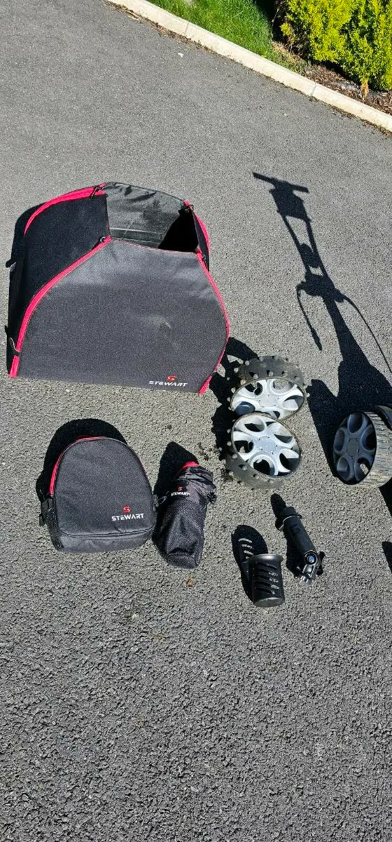 Stewart Golf Trolley - only used 10 times - Image 4