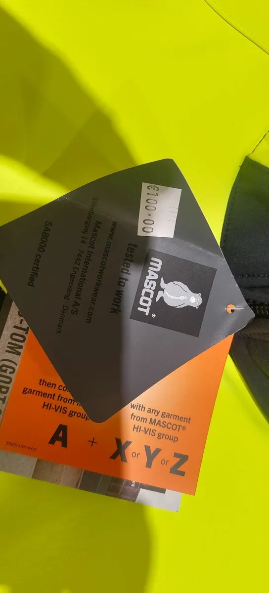 Brand New Genuine Mascot Hi Vis Work Jacket - Image 2