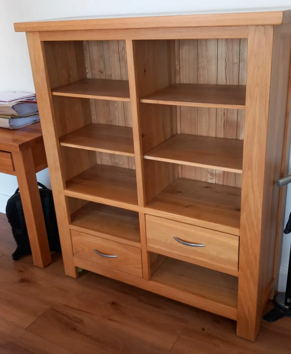 Solid Oak Furniture Set. - Image 2