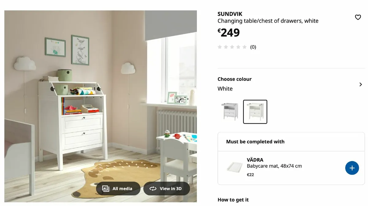 IKEA Baby Changing Unit - great condition - Image 4