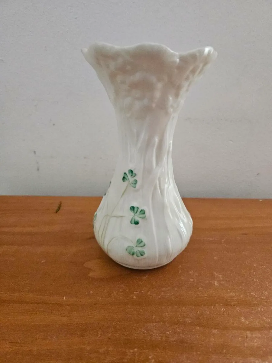 Vintage Belleek Vase - Image 2