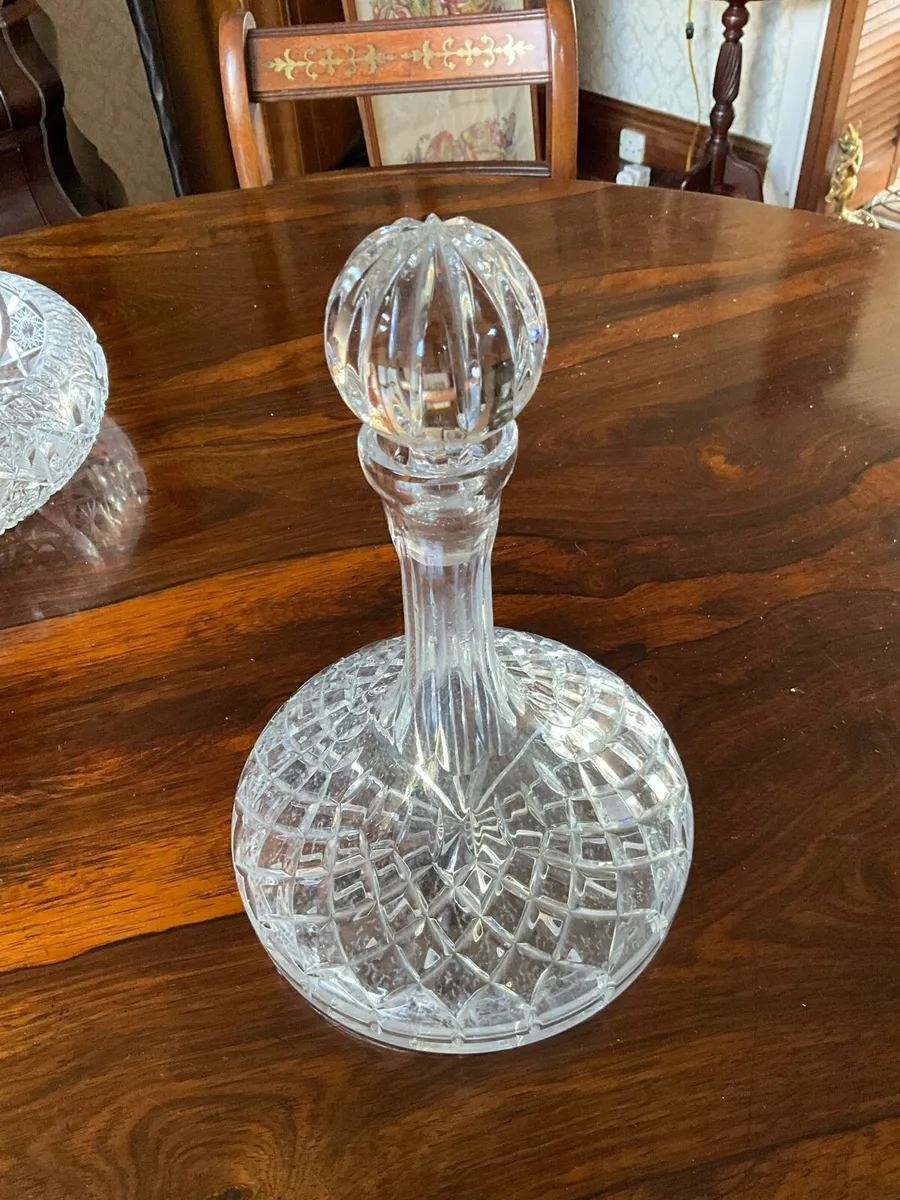Waterford Crystal Cut Glass Ships Decanter - Image 2