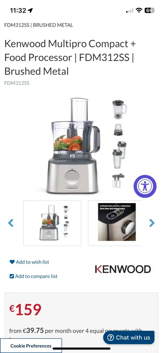 Kenwood Food Processor - Image 3