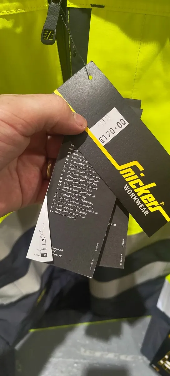 Brand New Genuine Snickers Hi Vis Work Jacket - Image 2