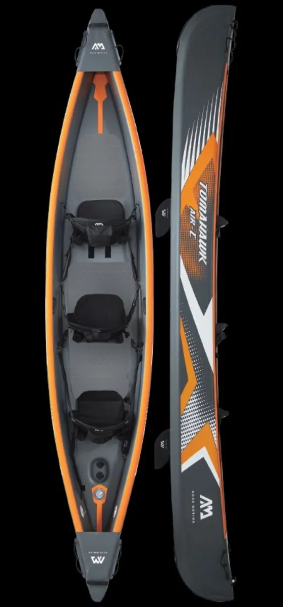 Aquamarina Tomahawk AIR-C 15’8″ drop-stitch canoe - Image 1
