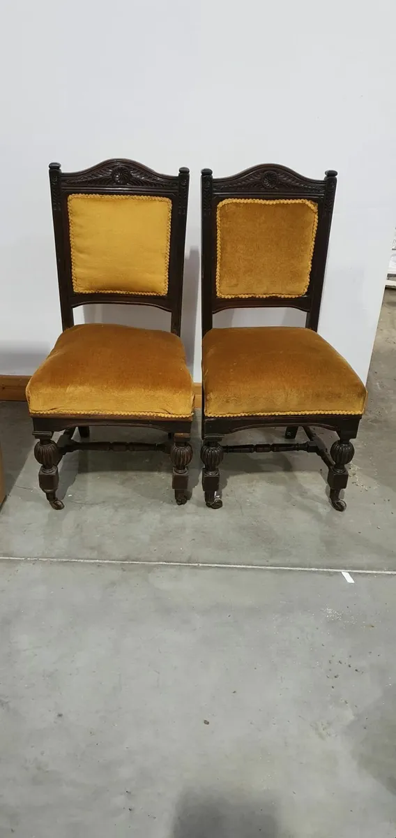 4 Antique Chairs - Image 1