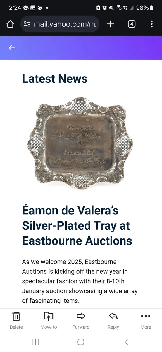 Eamon de Valera plate - Image 4