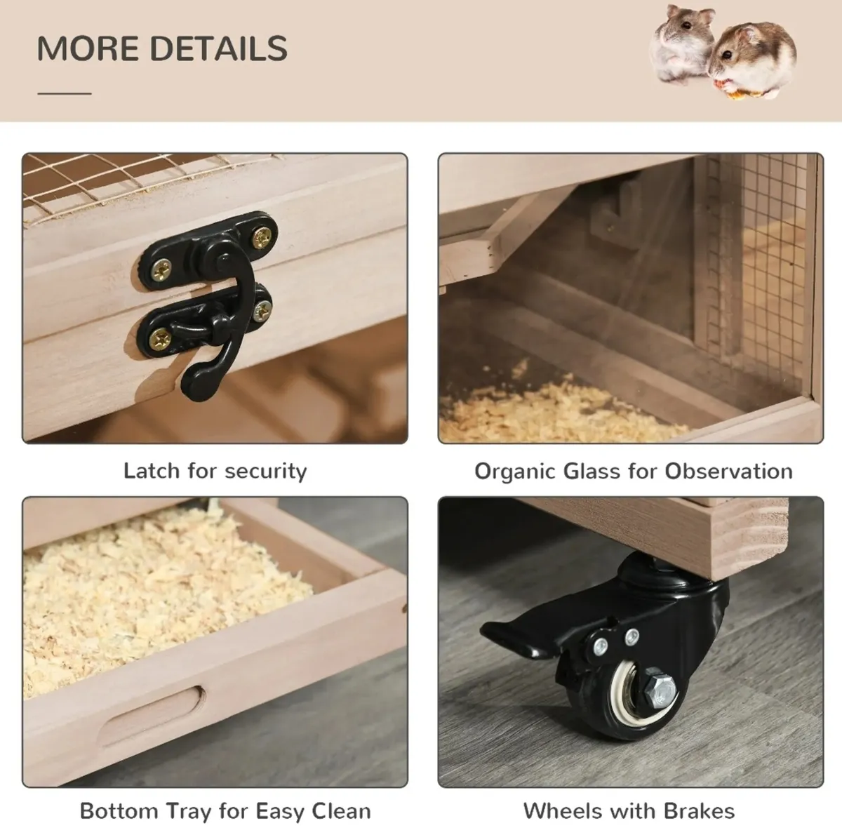 Hamster Cage/ Rodent cage with accessories - Image 3