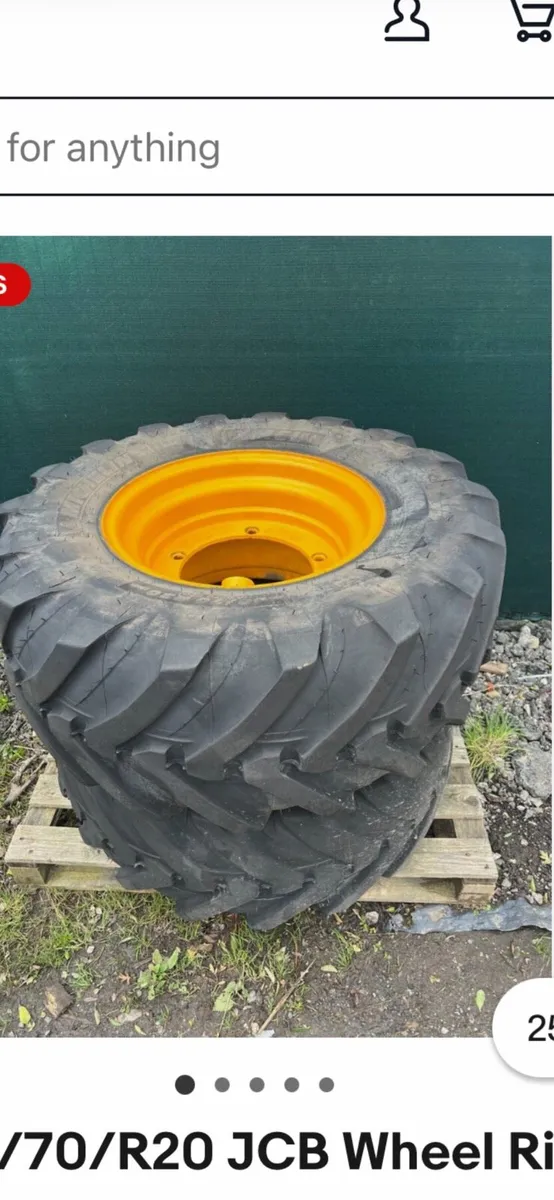 400//70/R20 tyres required.  4. Needed . Cash wait