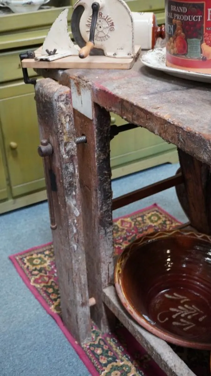 Antique Spanish Carpenter's Workbench - Image 4