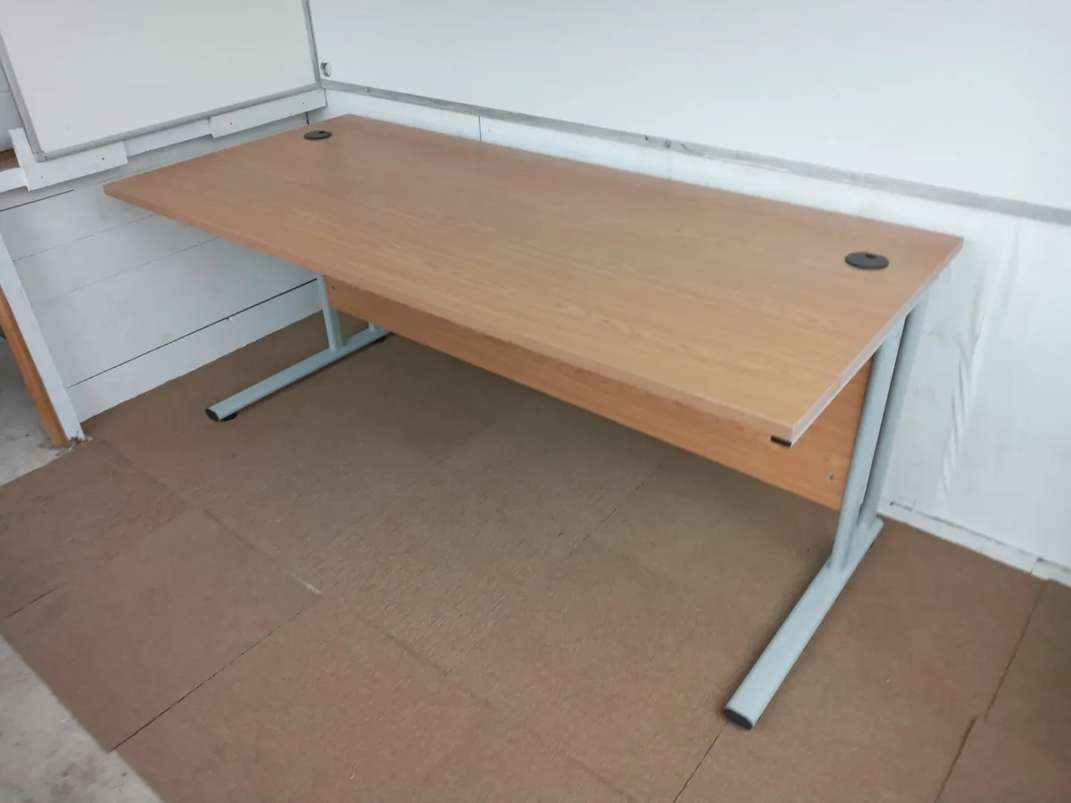 Delivery - 2 x Large Office Desks for Sale - Image 1