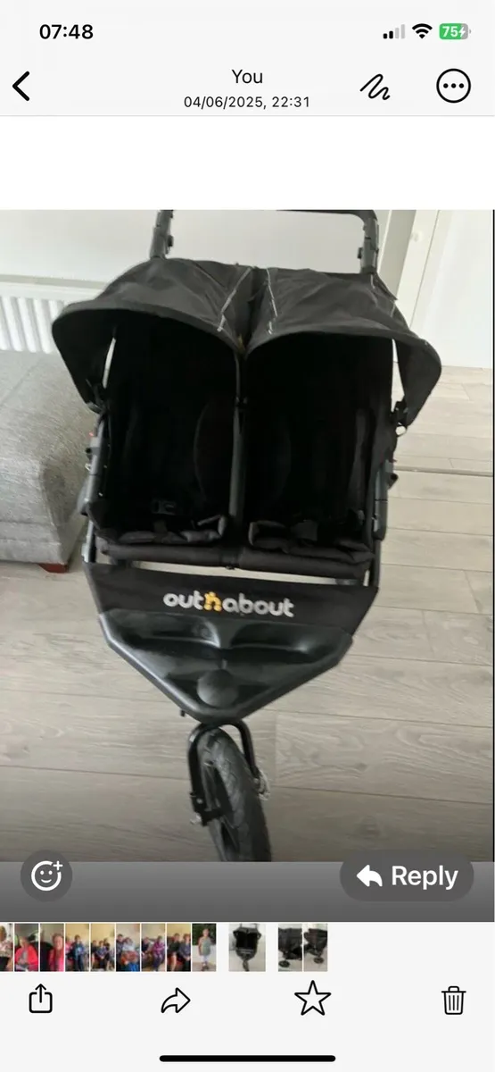 Out N About Double buggy - Image 1