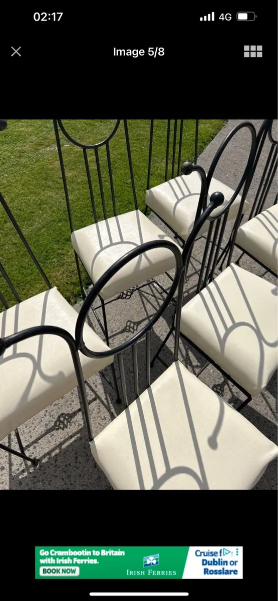 6 hand crafted leather upper seats - Image 2