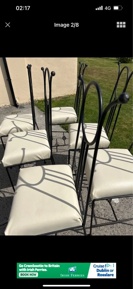 6 hand crafted leather upper seats - Image 3